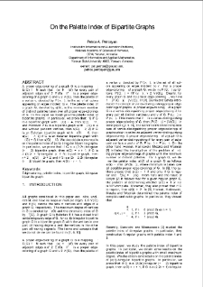 On the Palette Index of Bipartite Graphs