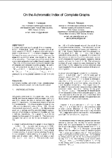 On the Achromatic Index of Complete Graphs