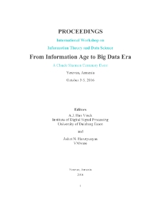 Information Theory Research in Armenia