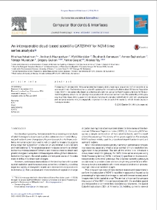 An interoperable cloud-based scientific GATEWAY for NDVI timeseries analysis