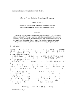 Zero-Free Sets in Abelian Groups