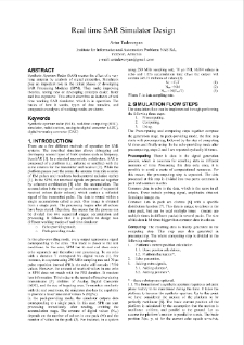 Real time SAR Simulator Design