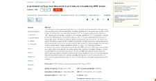 A persistent surface inversion event in Armenia as simulated by WRF model