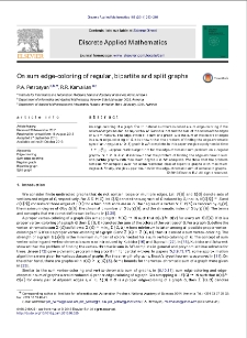 On sum edge-coloring of regular, bipartite and split graphs