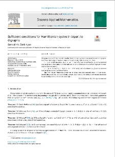 Sufficient conditions for Hamiltonian cycles in bipartite digraphs