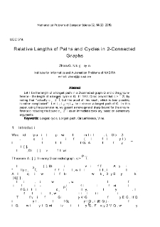 Relative Lengths of Paths and Cycles in 2-Connected Graphs