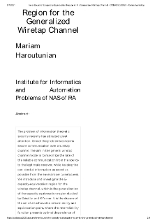 Inner Bound of E-capacity-Equivocation Region for the Generalized Wiretap Channel